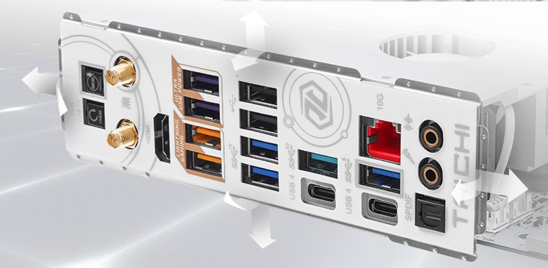 Flexible Integrated I/O Shield